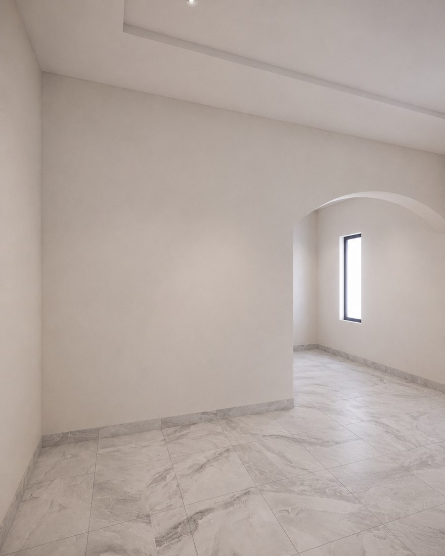 Empty general space before transformation